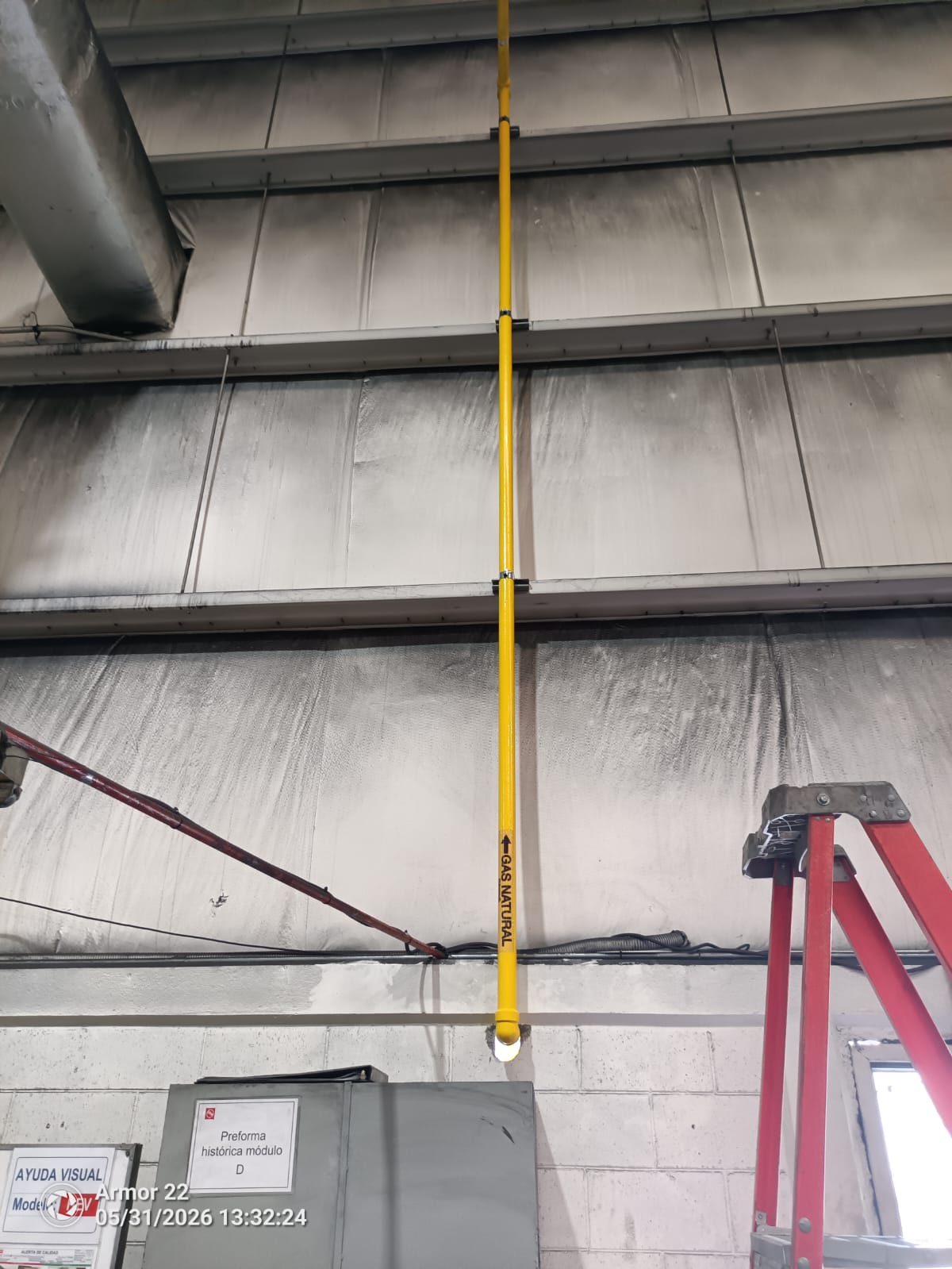 Instalación vertical